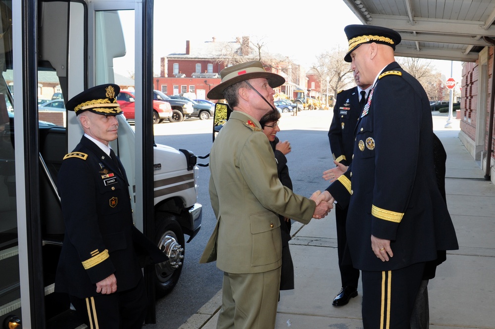 Australian chief of army counterpart visit