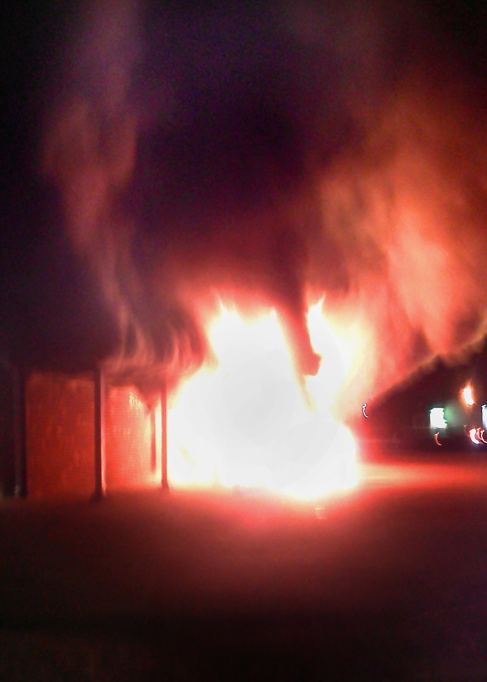 Cherry Point Marine risks life to pull man from flame-engulfed truck