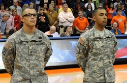 Staff Sgt. Hudson Costa and Pfc. Dana Corona