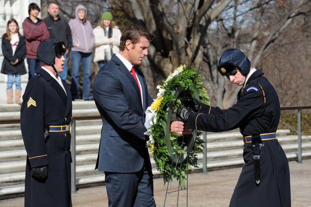 Victoria Cross recipient wreath ceremony