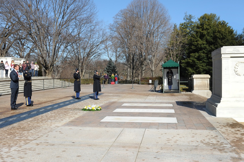 Victoria Cross recipient wreath ceremony