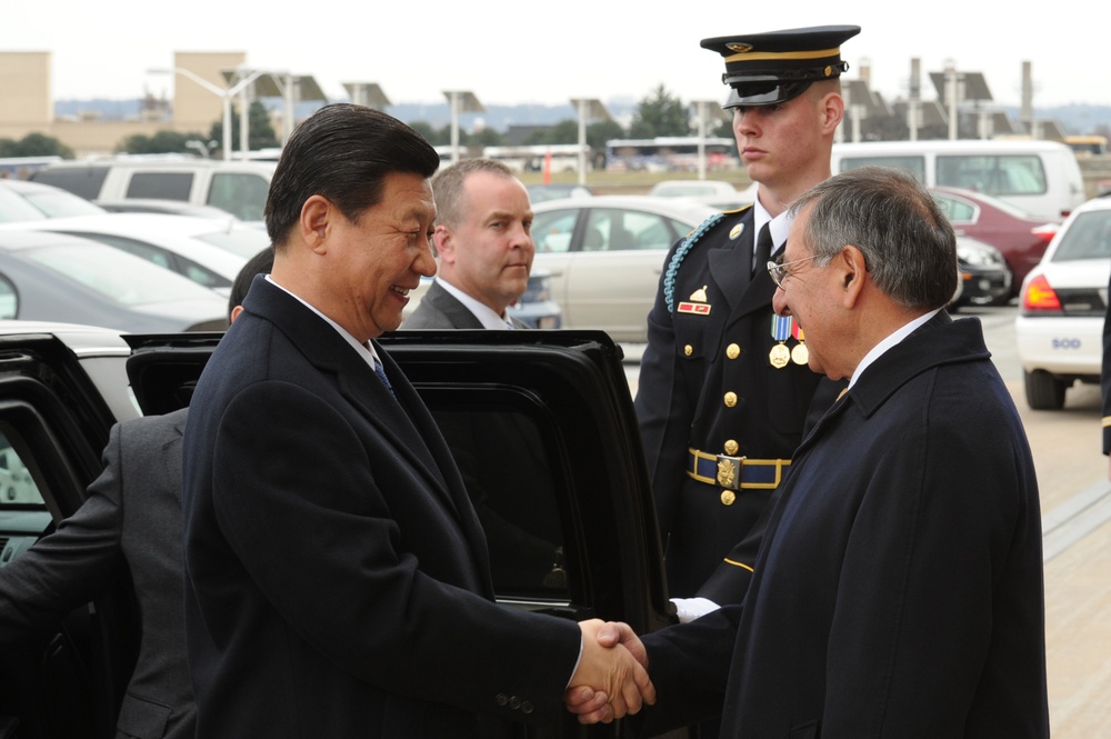 Armed Forces full honor arrival China