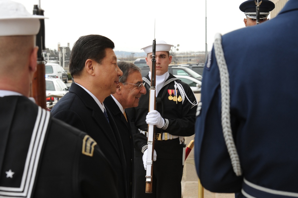 Armed Forces full honor arrival China