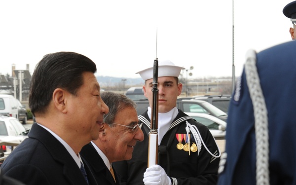 Armed Forces full honor arrival China