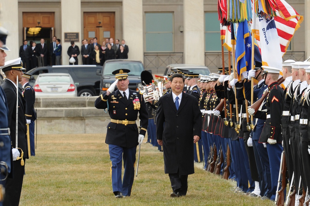 Armed Forces full honor arrival China