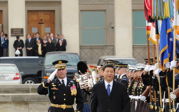 Armed Forces full honor arrival China