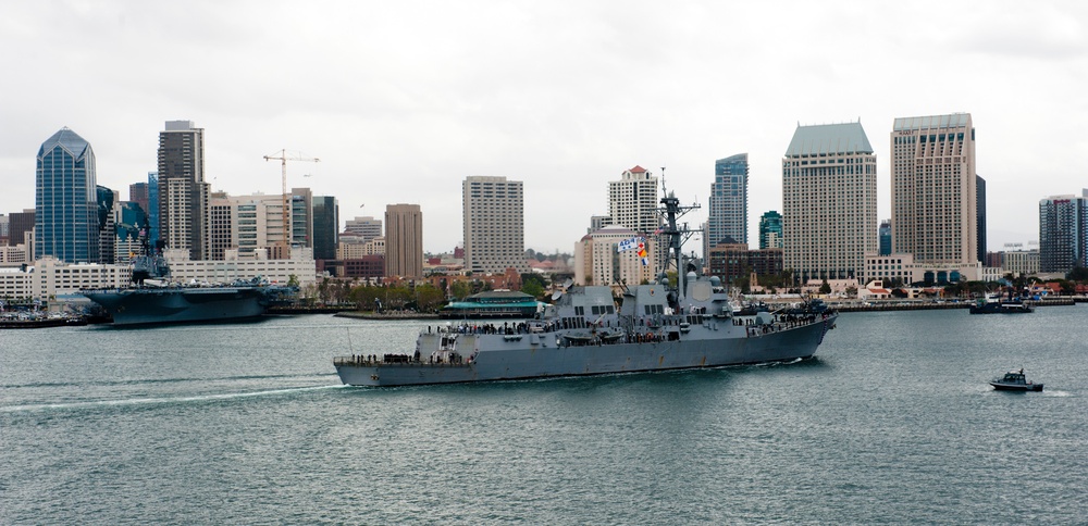 USS John C. Stennis action