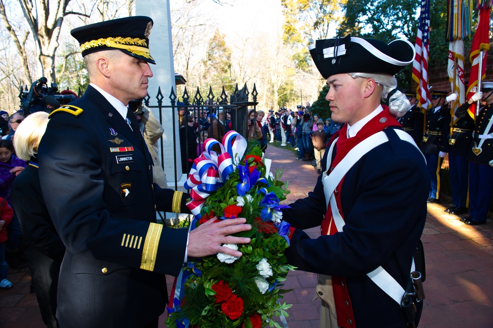 George Washington Birthday Wreath Ceremony