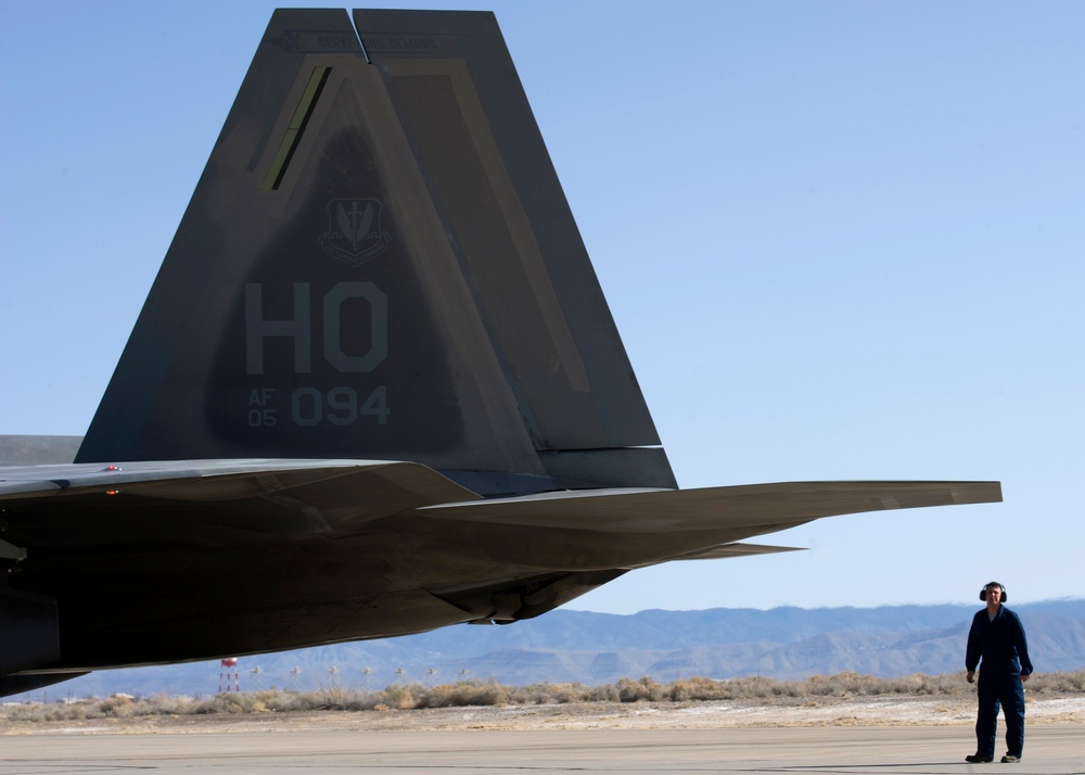 Phase One Operational Readiness Exercise F-22 launch