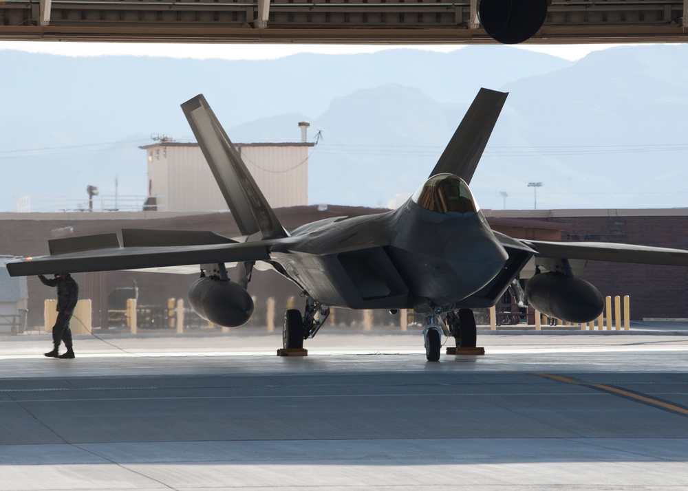 Phase One Operational Readiness Exercise F-22 Launch