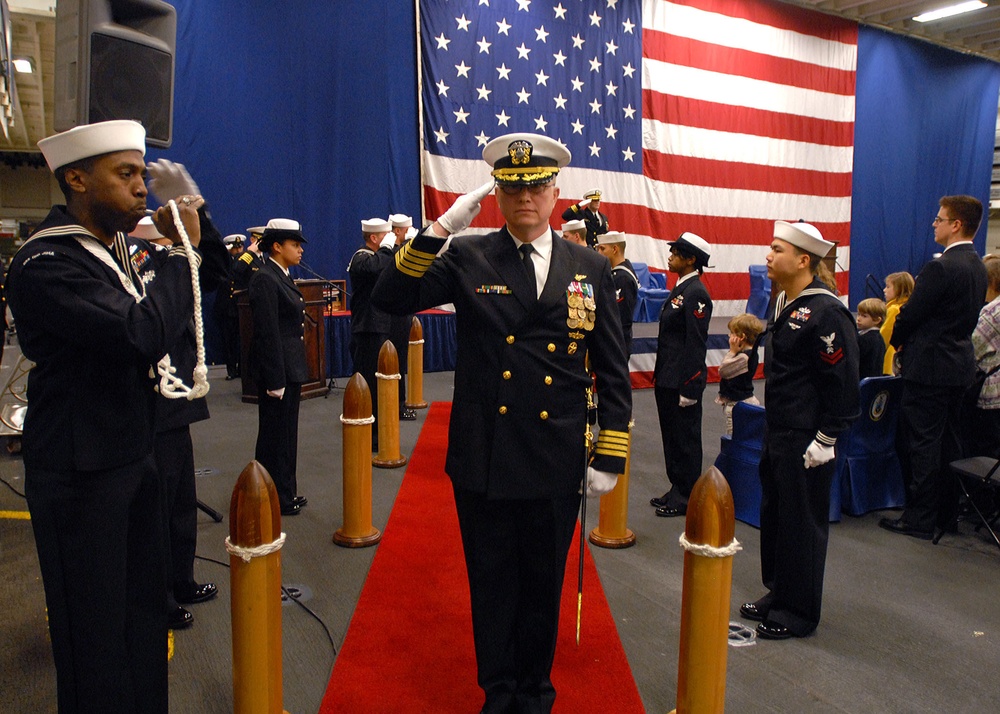 USS Iwo Jima change of command