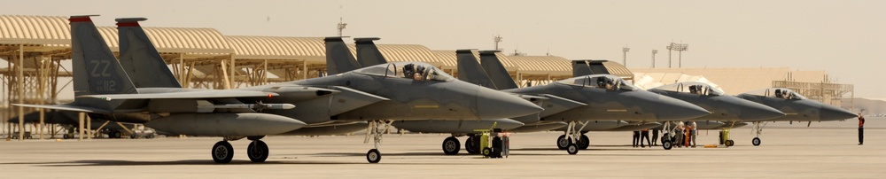 F-15 Eagles