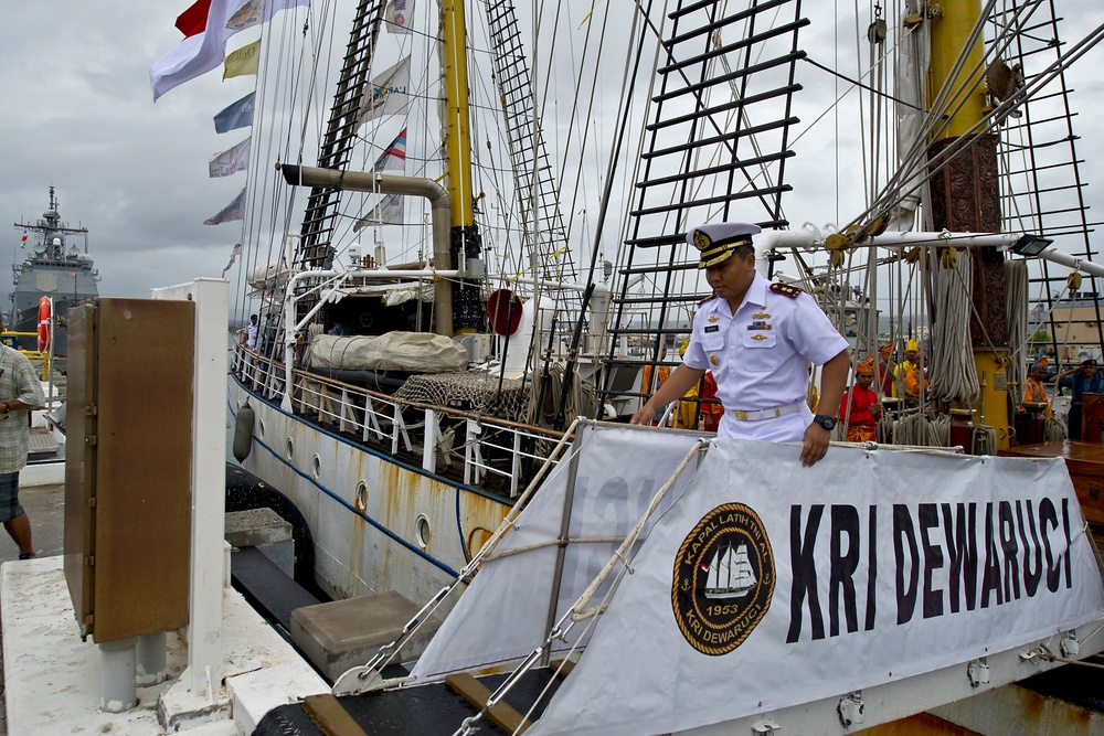 Indonesian navy tall ship visits Joint Base Pearl Harbor-Hickam