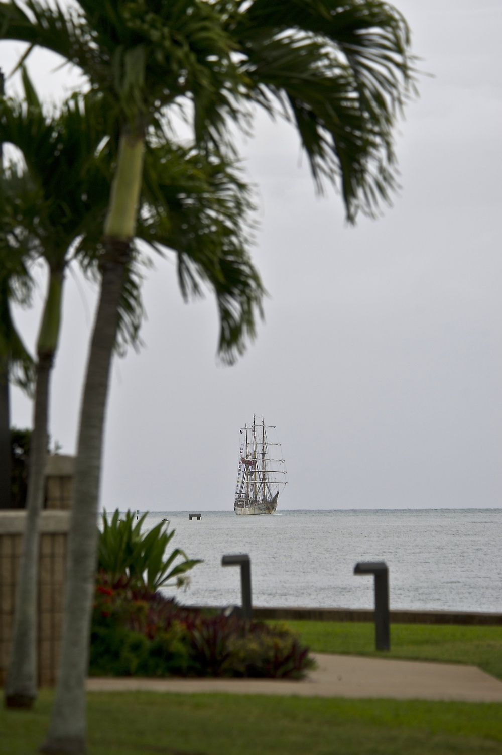 Indonesian navy tall ship visits Joint Base Pearl Harbor-Hickam