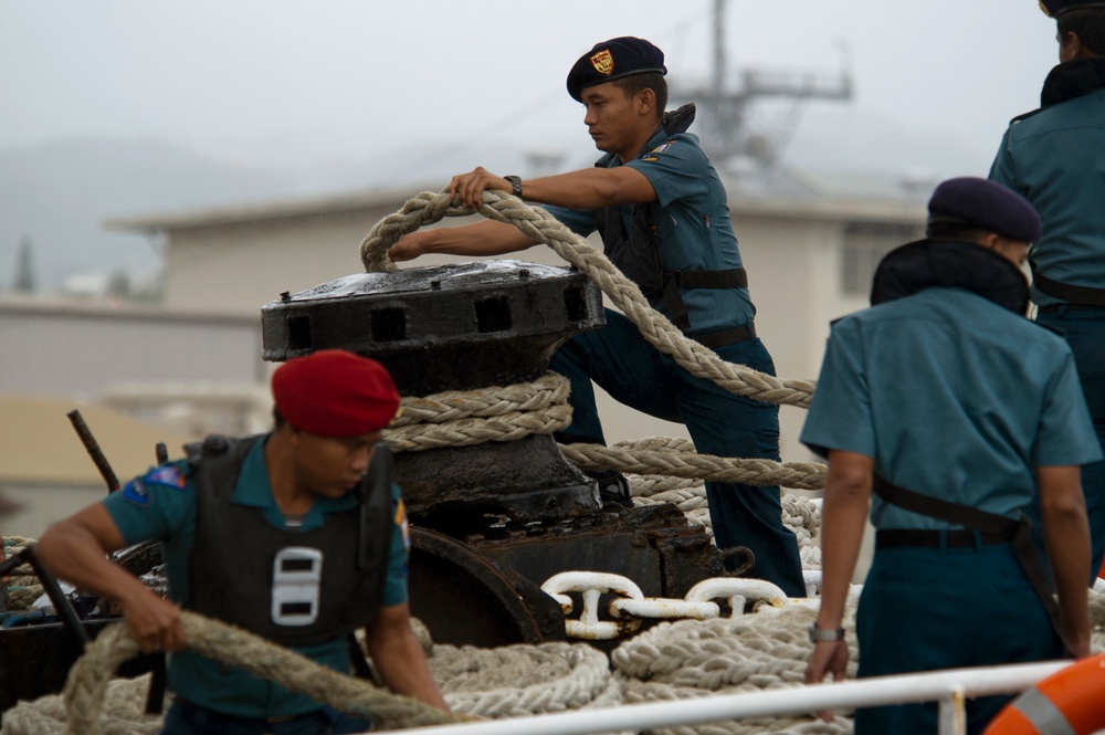 Indonesian navy tall ship visits Joint Base Pearl Harbor-Hickam