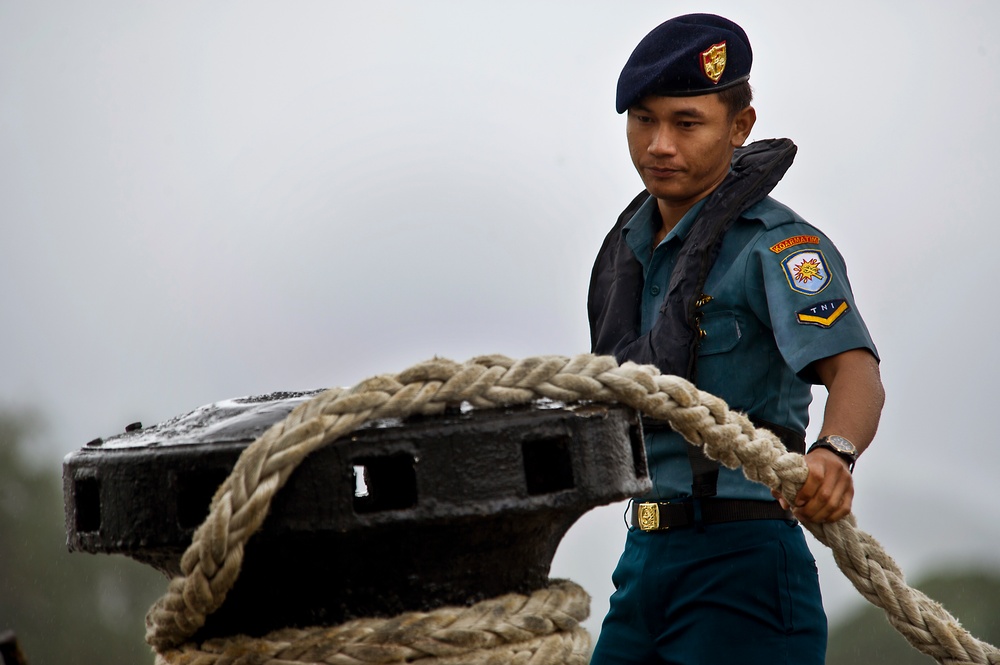 Indonesian navy tall ship visits Joint Base Pearl Harbor-Hickam