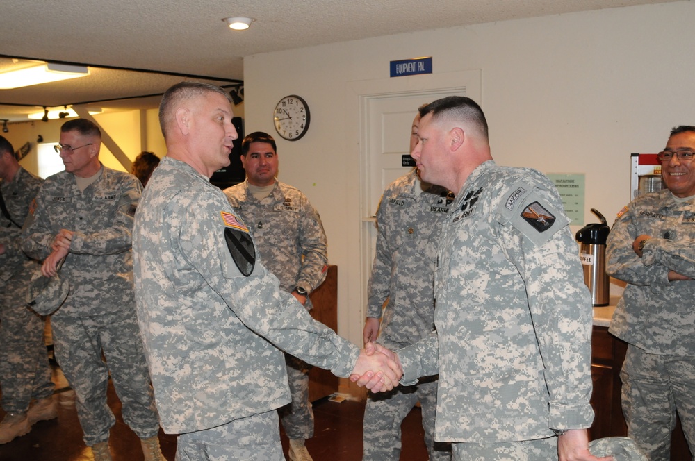 Sergeant Major of the Army checks on quality of life at aging Camp Roberts