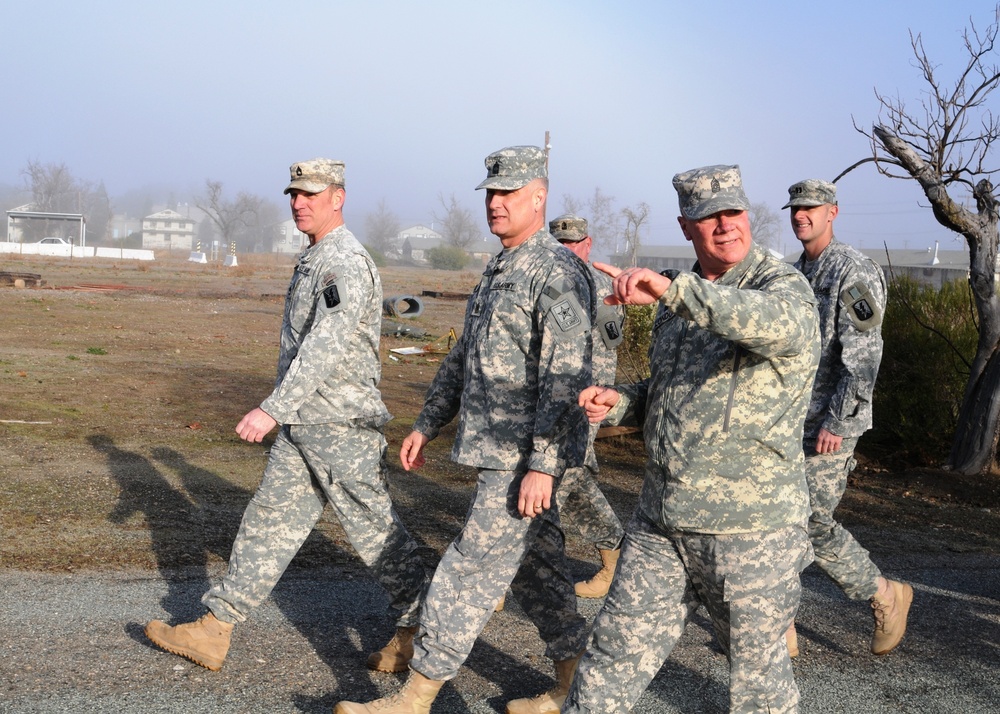 Sergeant Major of the Army checks on quality of life at aging Camp Roberts