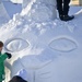 Snow sculptures at Fur Rondy