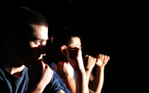 Martial Arts Training on USS Germantown