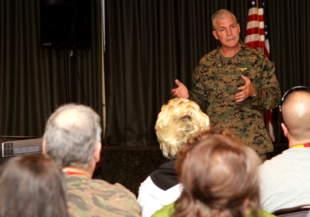 Miramar personnel teach educators about military