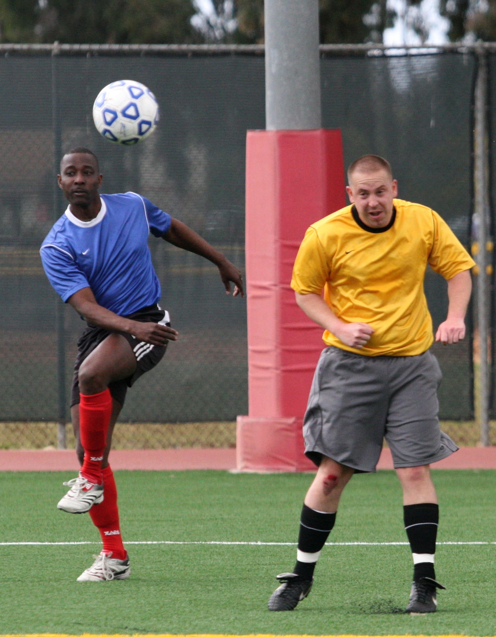Goal: lunch time soccer showdown
