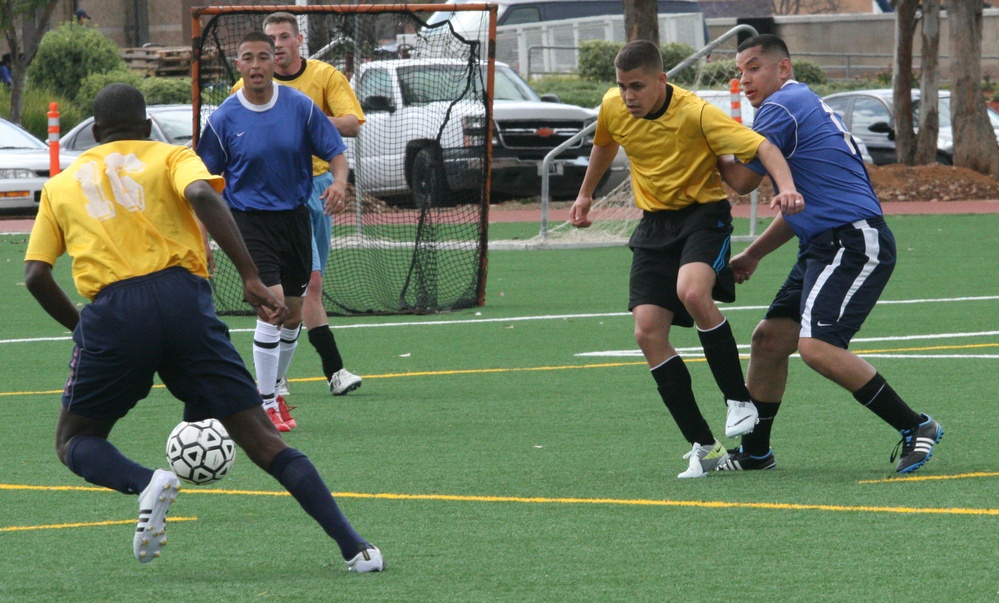 Goal: lunch time soccer showdown