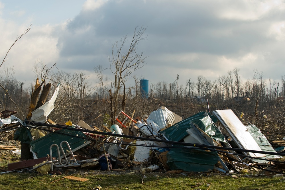 Indiana Governor, National Guard respond to tornado destruction