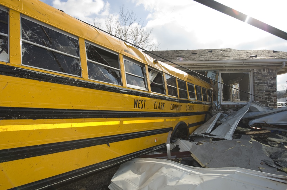 Indiana Governor, National Guard respond to tornado destruction