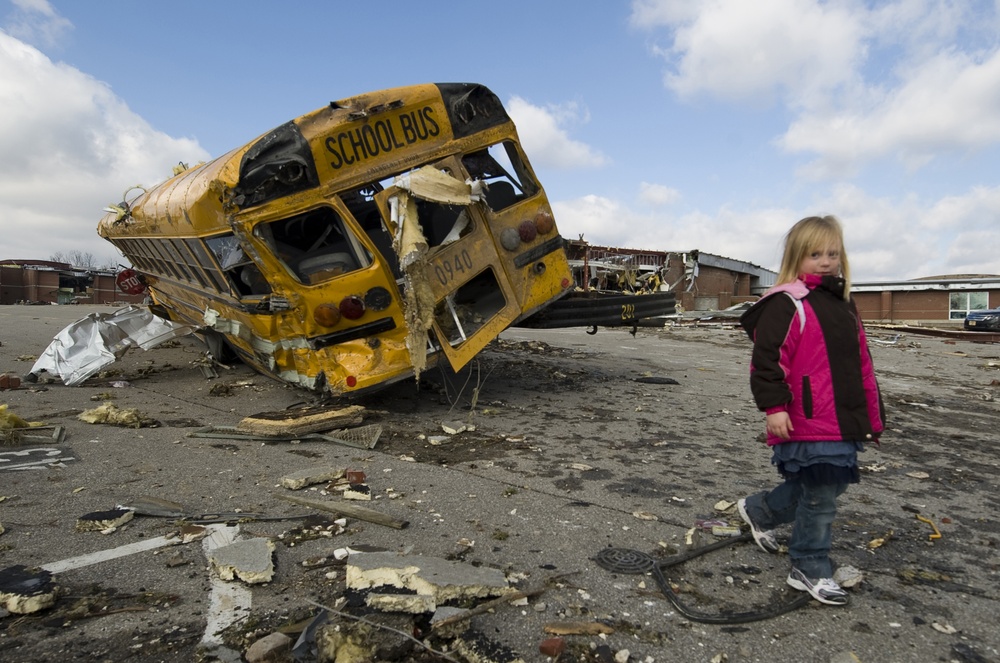 Indiana Governor, National Guard respond to tornado destruction