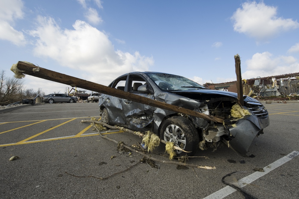 Indiana Governor, National Guard respond to tornado destruction