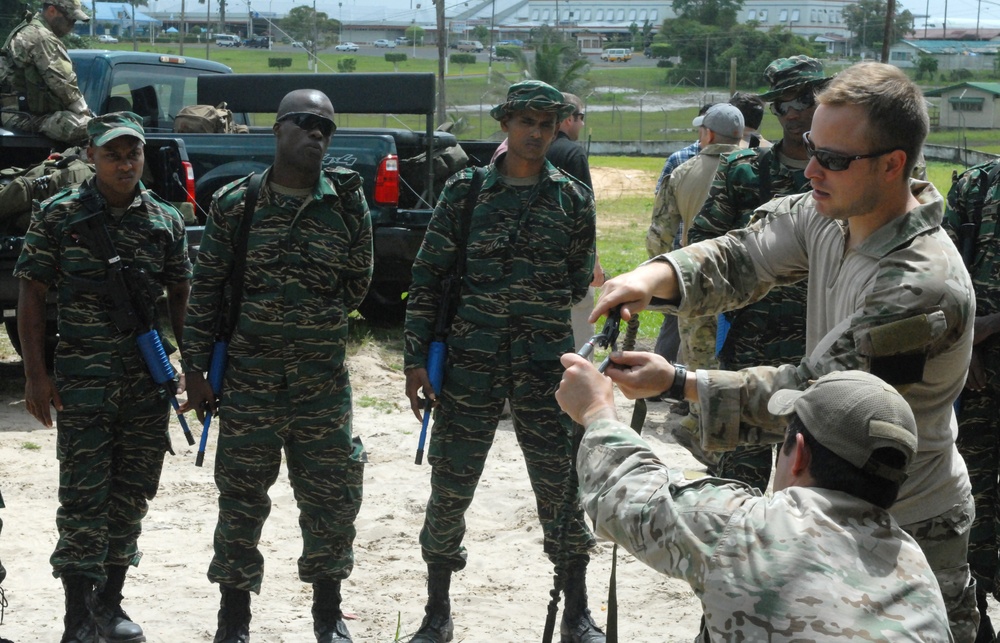 Exercise Fused Response 2012 brings Guyana Defense Force and Special Operations Command South troops train together in combined events