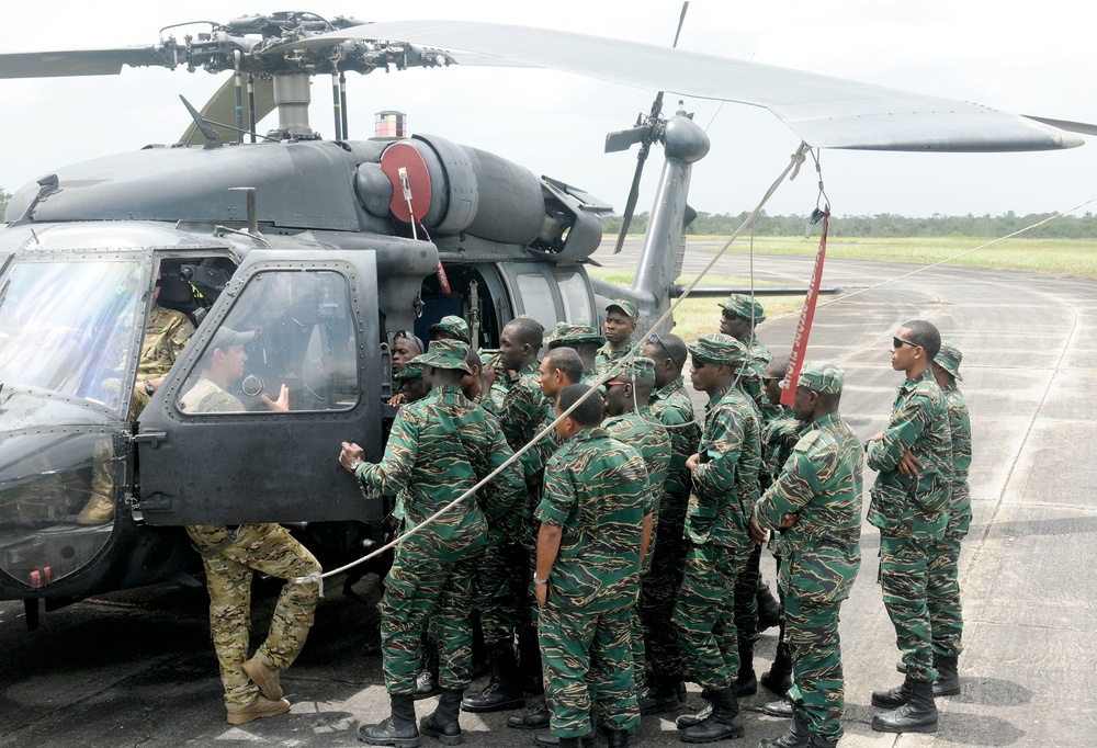 Exercise Fused Response gives Guyana, U.S. Forces chance to hone their skills during air assault training event