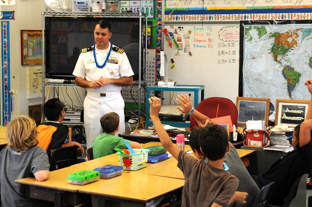 Career day at Aikahi Elementary School