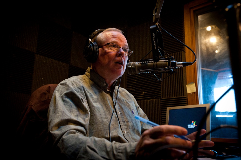 Morning radio show visit
