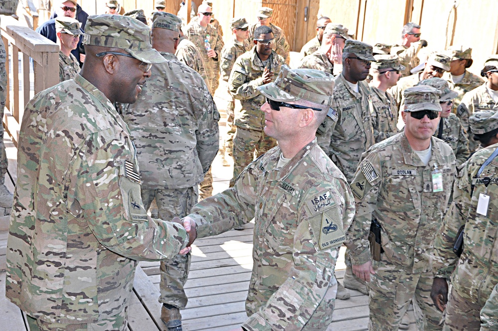 Three up and three down: Valdosta, Ga. native pins on master sergeant