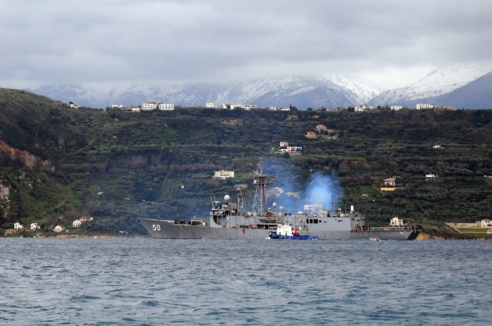 USS Mount Whitney in Souda Bay