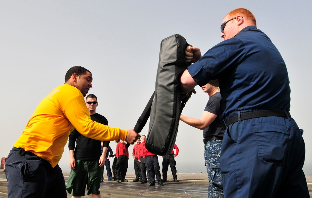 Security academy OC spray qualification