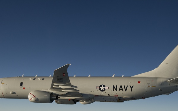 Flight test over Naval Air Station Patuxent River