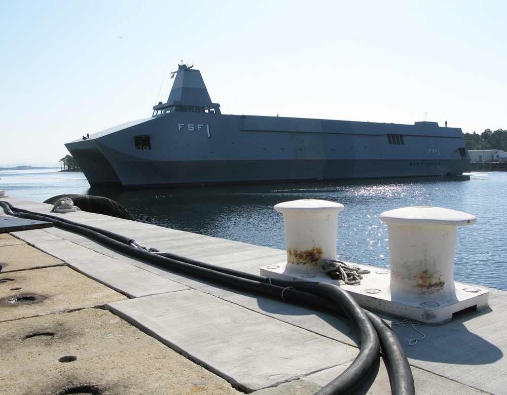 R/V Sea Fighter returns to its homeport