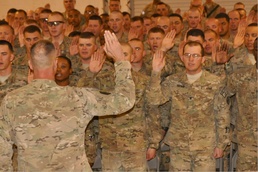 Rugged soldiers renew commitment to service