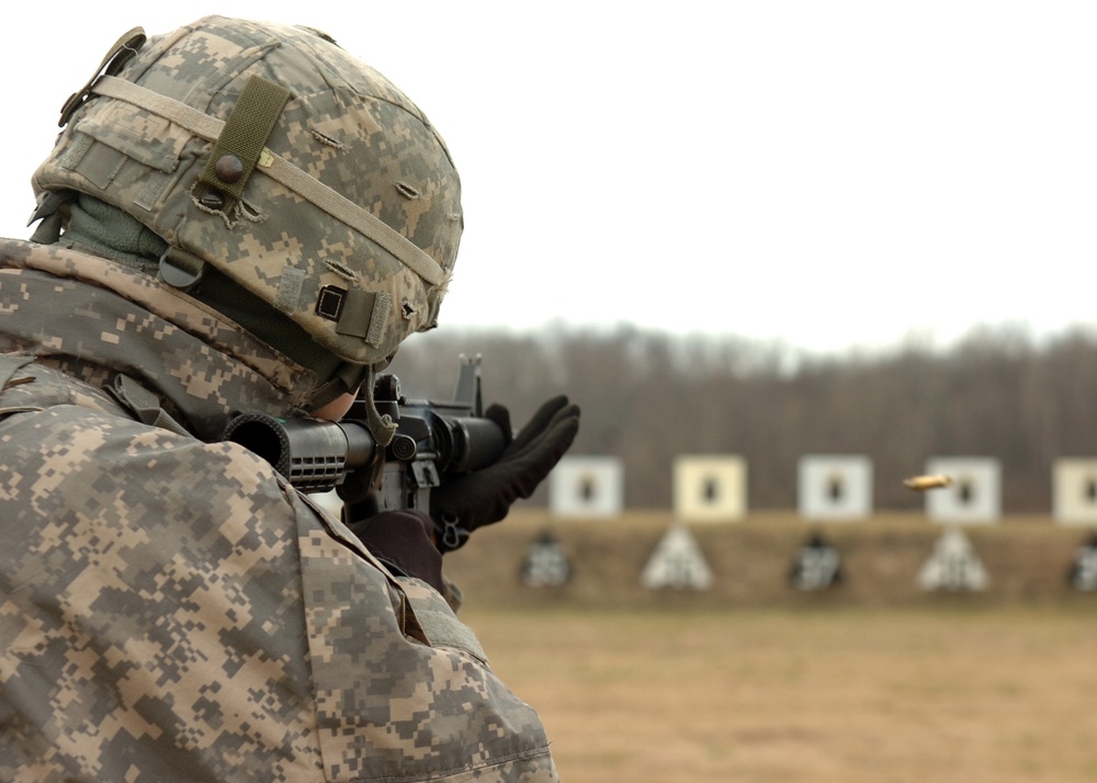 Soldiers and non-commissioned officers qualify for the Indiana State competition