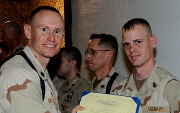 NMCB 7 birthday celebration at Kandahar Airfield