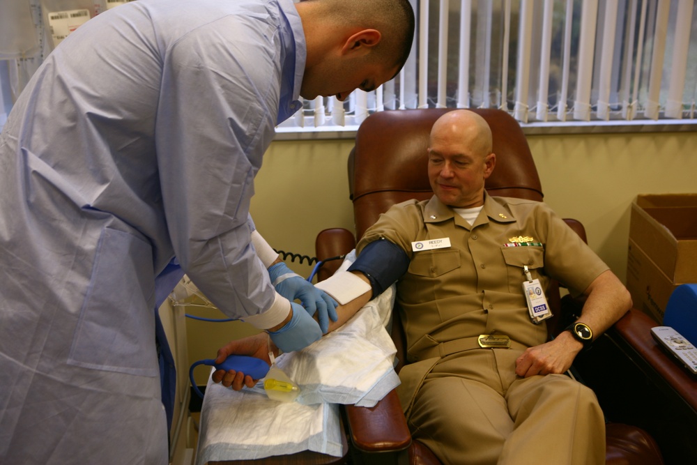 U.S. Naval Hospital Okinawa prepares for platelet donations