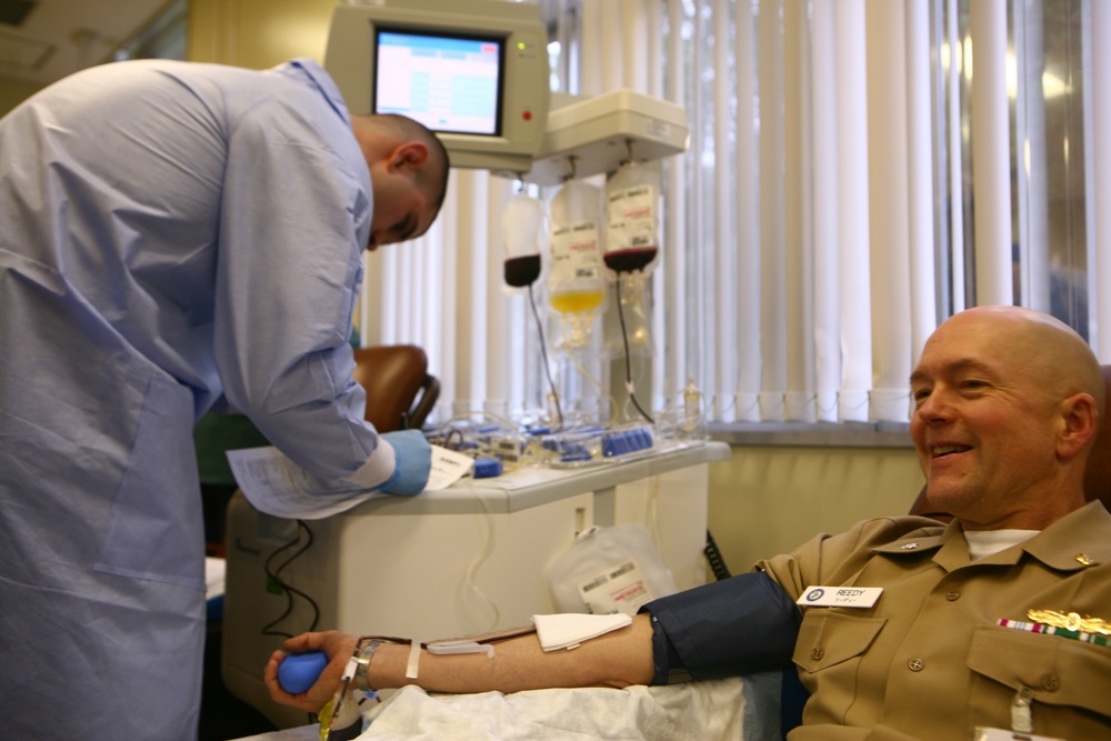 US Naval Hospital Okinawa prepares for platelet donations