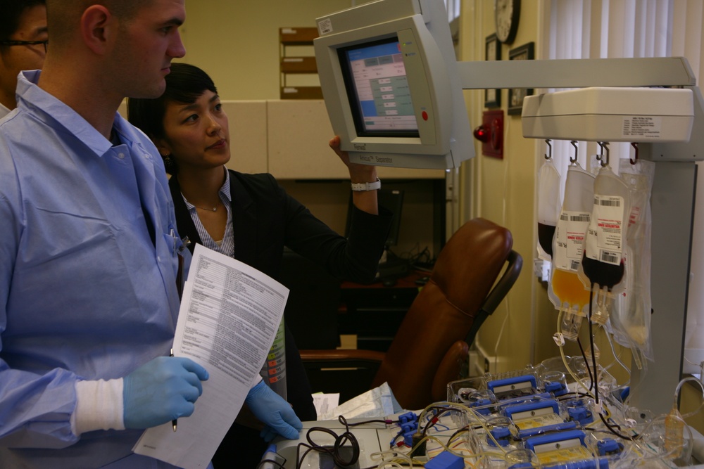 US Naval Hospital Okinawa prepares for platelet donations