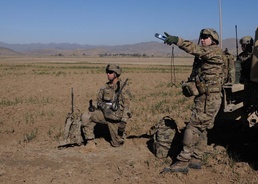 Joint airdrop operation resupplies Combat Outpost Chergotah