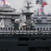 USS John C. Stennis sailors man the rails