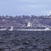 USS Nimitz departs
