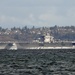 USS Nimitz departs